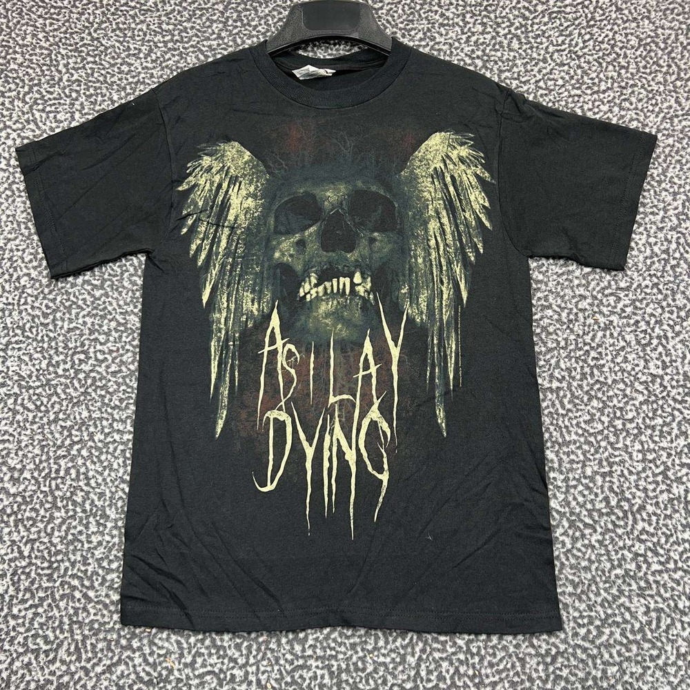 Vintage As‎ I Lay Dying Shirt Men Small Black Delta Pro Weight Deadstock New